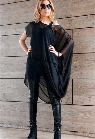 EXTRAVAGANT ASYMMETRIC SUMMER TUNIC