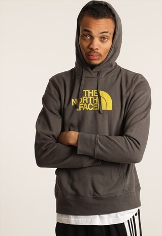 VINTAGE NORTH FACE PRINTED LOGO HOODIE