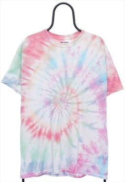 Retro Tie Dye Multicoloured TShirt Womens