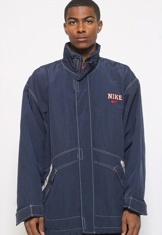 VINTAGE NIKE FLEECE LINED JACKET