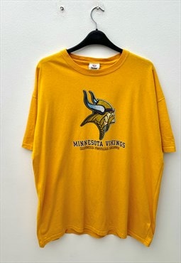 Vintage Minnesota Vikings NFL yellow T-shirt XL 