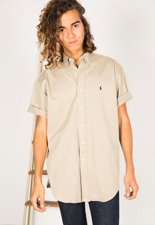 VINTAGE 80S POLO RALPH LAUREN SHIRT / R0102