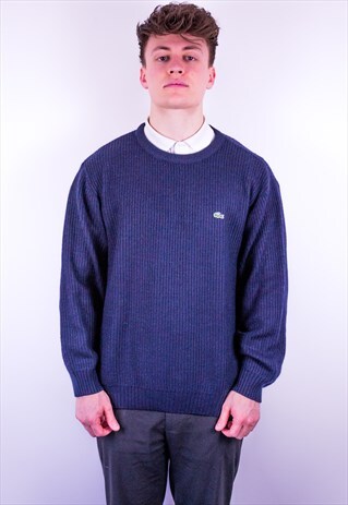 VINTAGE LACOSTE JUMPER IN BLUE