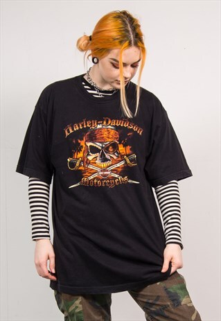 HARLEY-DAVIDSON SKULL T-SHIRT