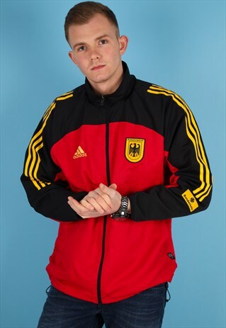 VINTAGE ADIDAS TRACK JACKET IN MULTI NJ798