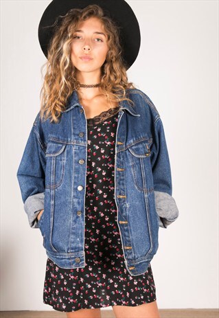 VINTAGE 80S LEE DENIM TRUCKER / C402
