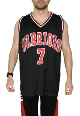 NBA Warriors 7 Jaz Basketball Jerseys Black Size XL