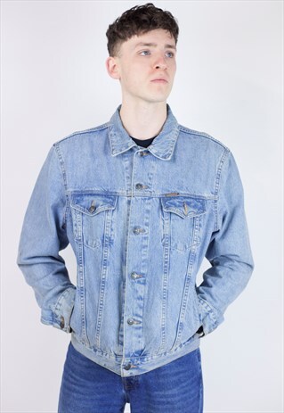 VINTAGE 90S LIGHT BLUE DENIM JACKET