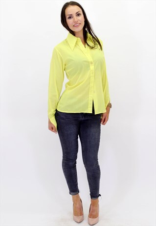 VINTAGE YELLOW FESTIVAL SHIRT