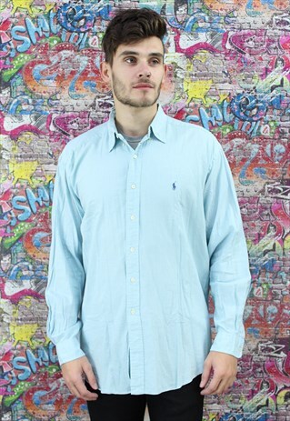 VINTAGE 90S RALPH LAUREN SHIRT. UNISEX