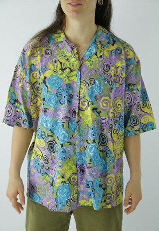 90'S STYLE SHIRT FLORAL