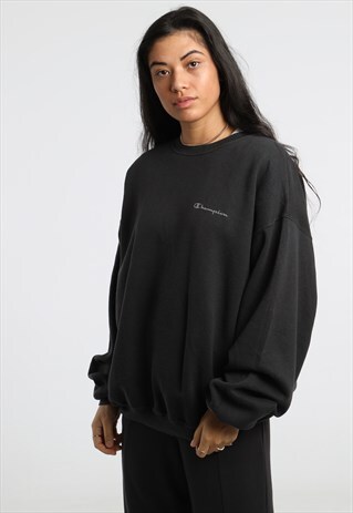 90S CHAMPION PRINT SPELL OUT SWEATSHIRT
