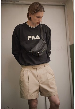 VINTAGE LACOSTE BEIGE SHORTS FROM 90S