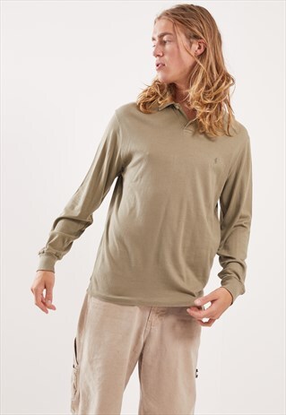 VINTAGE RALPH LAUREN LONG SLEEVE POLO TOP