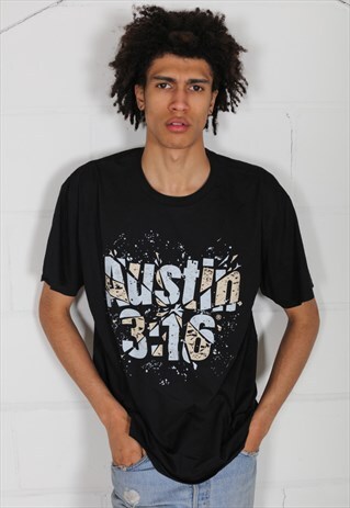 WWE AUSTIN 316 GLASS UNISEX T-SHIRT