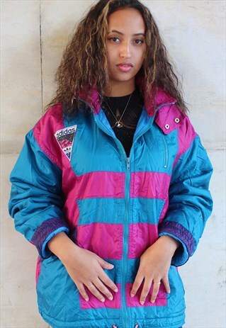 VINTAGE ADIDAS STRIPPED JACKET