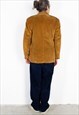 MEN'S KENZO CARAMEL CORDUROY BLAZER