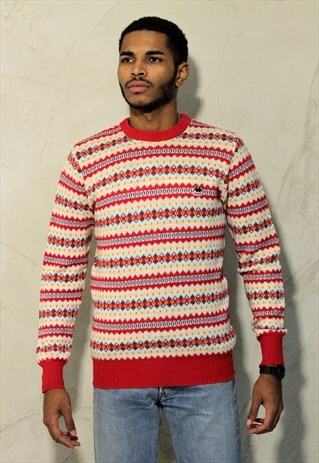 MULTICOLOR VINTAGE KAPPA JUMPER A174