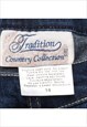 TRADITIONS INDIGO STRAIGHT FIT JEANS - W31
