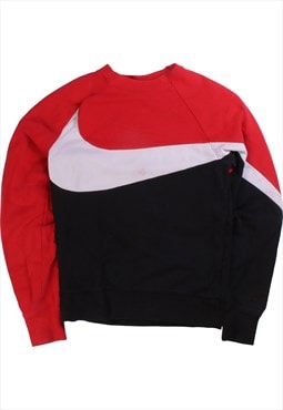 Vintage 90's Nike Sweatshirt Swoosh Crewneck Red,