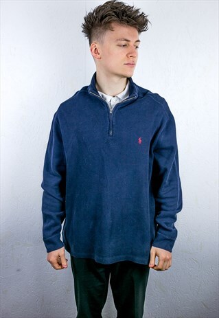VINTAGE RALPH LAUREN 1/4 ZIP SWEATSHIRT