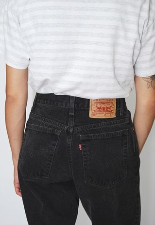 levis 550 black jeans