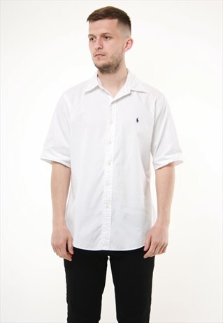 90S VINTAGE POLO RALPH LAUREN SHORT SLEEVES SHIRT 14192
