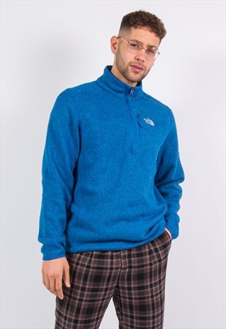 THE NORTH FACE 1/4 ZIP SWEATSHIRT FLEECE