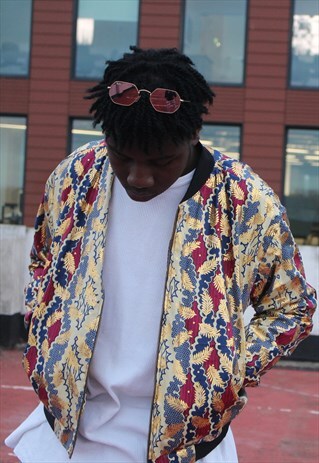 AFRICAN BOMBER JACKET- JAINEBA JACKET - FESTIVAL JACKET