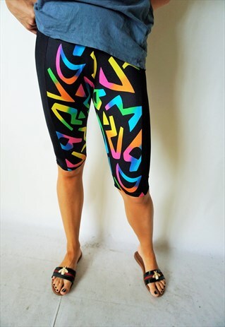 VINTAGE AEROBIC PANTS TIGHTS LEGGINGS YOGA SHORTS JOGGERS