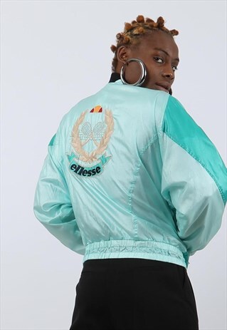 VINTAGE ELLESSE LARGE BLUE SHELL JACKET