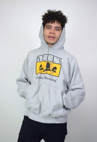 VINTAGE 90'S CHAMPION GREY HOODIE