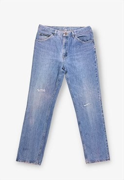 Vintage lee straight leg grunge jeans blue w34 BV16321