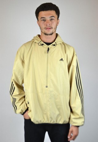 VINTAGE 90'S ADIDAS PULLOVER HOODED JACKET