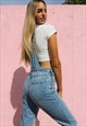 LONG DUNGAREES IN BLUE