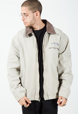 VINTAGE 80S U.S. POLO ASSN. SHEEPSKIN JACKET / S3682