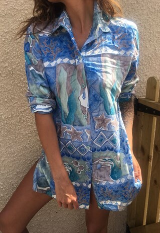 OVERSIZED RETRO 90S 80S VINTAGE UNISEX FESTIVAL SHIRT