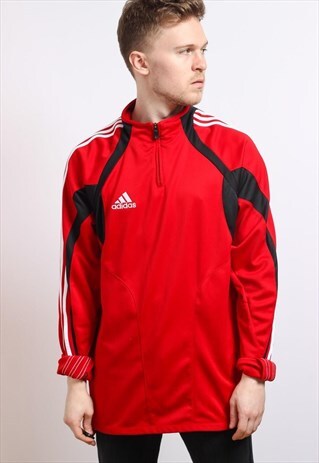 VINTAGE ADIDAS HALF ZIP SWEATSHIRT