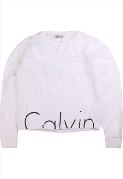 Vintage  Calvin Klein Sweatshirt Cropped Heavyweight