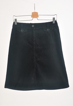 Vintage 90s corduroy skirt in black