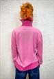 VINTAGE KAPPA VELOUR PINK SWEATSHIRT