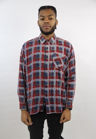 VINTAGE 90'S FLANNEL CHECK SHIRT