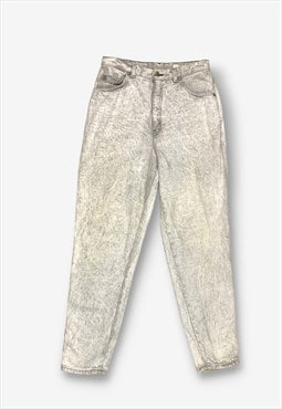 Vintage 80s levi's usa mom jeans grey acid wash BV20958