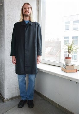 Vintage Black Wool Coat