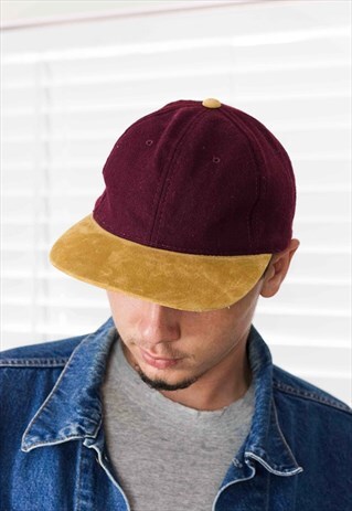 VINTAGE COLORBLOCK BASEBALL CAP 90S ONE SIZE 3.1