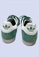 GAZELLE MINT GREEN PASTEL LOW SUEDE CASUAL TRAINERS
