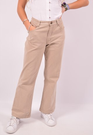 VINTAGE VALENTINO JEANS BOOTCUT BEIGE