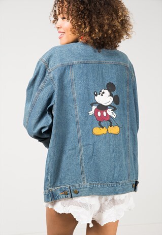 VINTAGE 80'S DISNEY DENIM JACKET / S0309