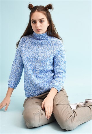 90'S RETRO JAZZY HANDKNIT JUMPER