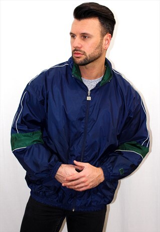 VINTAGE WILSON OVERSIZED WINDBREAKER JACKET